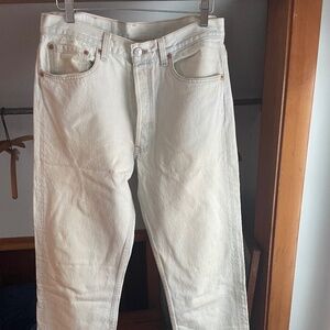 Light blue white mens levis jeans